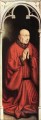 Le retable de Gand Le donateur Renaissance Jan van Eyck